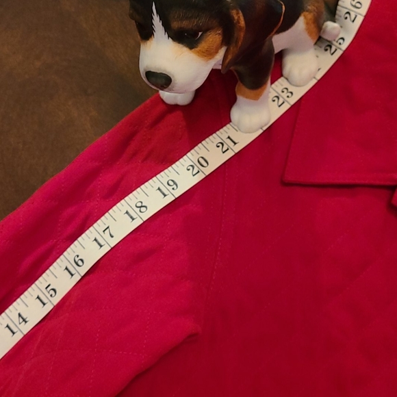 Talbots Red Quilted jacket size P(small) - Picture 10 of 10
